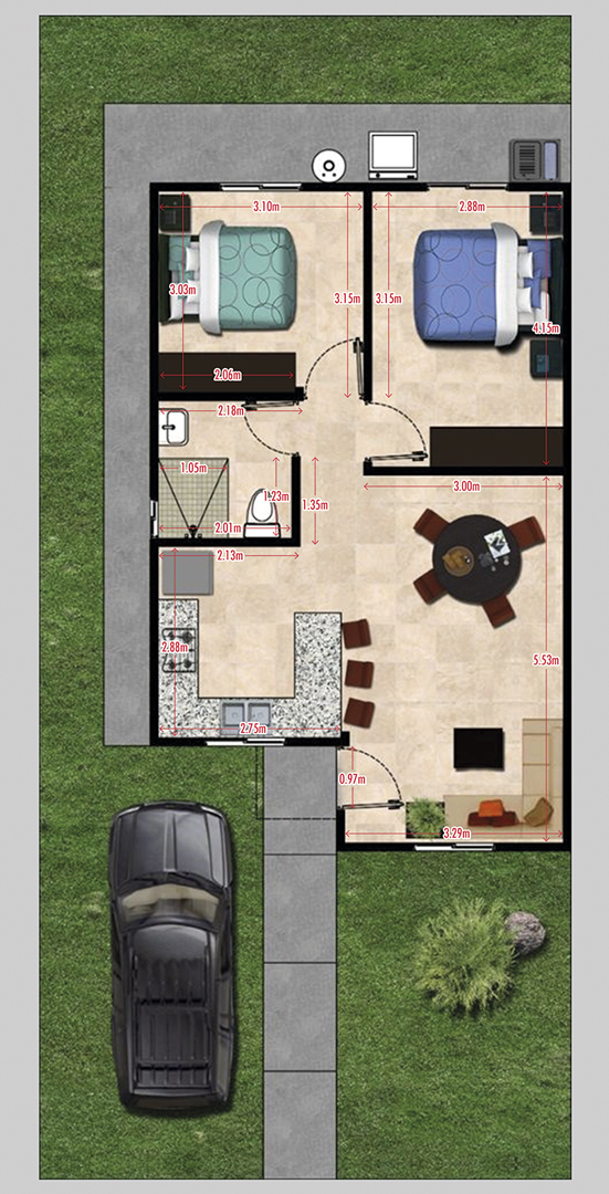 VillasdeCalifornia 2R PlantaArquitectonica Web