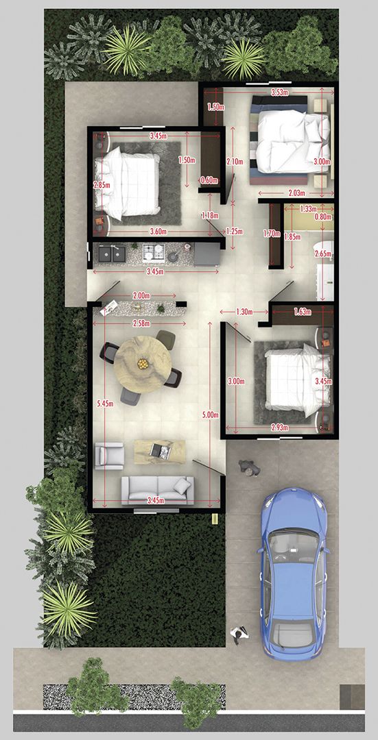 VillasdeCalifornia 3R PlantaArquitectonica Web